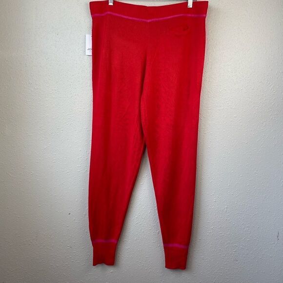 NWT Josie Natori Red and Pink Casual Pants Size L - Picture 4 of 6